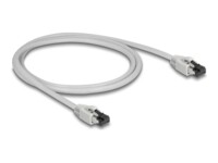 DeLOCK CAT 8.1 S/FTP, PiMF 1m Patchkabel Grey