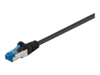 goobay CAT 6a SFTP, PiMF 50m Patchkabel Sort