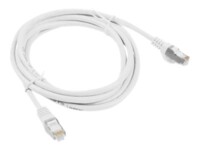 Lanberg CAT 6 Foldet uskærmet snoet par (F/UTP) 1.5m Patchkabel Hvid RAL 9010