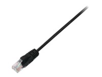 V7 CAT 6 Ikke afskærmet parsnoet (UTP) 50cm Patchkabel Sort