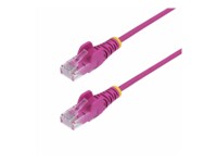 StarTech.com 2m Pink Slim CAT6 Ethernet Cable, Snagless, 28AWG, LSZH CAT 5/5e/6 Ikke afskærmet parsnoet (UTP) 2m Patchkabel Pink