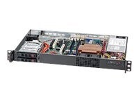 Supermicro SC510 T-203B Rackversion Micro-ATX 200Watt Strømforsyning Sort