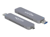 DeLOCK Ekstern Lagringspakning USB 3.2 (Gen 2) USB-C M.2 NVMe Card