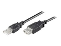 goobay USB forlængerkabel 5m Sort