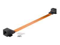 goobay Ultra-slim RJ45 window feed-through 25cm Netværkskabel