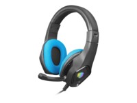 Fury Phantom Kablet Hovedtelefoner Sort Blå