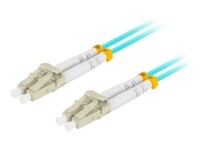 Lanberg Fiberoptik 50cm Patchkabel Turkis