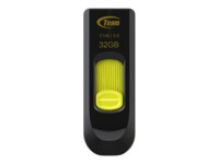 Team USB Disk C145 32GB USB 3.0 Sort Gul