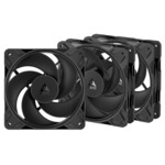ARCTIC P12 PRO Reverse schwarz 3er-Pack Gehäuselüfter