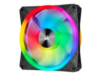 CORSAIR iCUE QL140 RGB Systemkabinetblæsersæt 1-pack Sort 140 mm