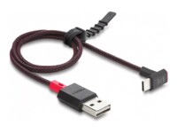 Delock Easy USB 2.0 USB Type-C kabel Sort Rød