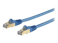 StarTech.com 5 m CAT6a Cable - 10 Category 6a Shielded Snagless RJ45 100W Patch Cord - 10GbE Blue UL/TIA Certified CAT 6a Afskærmet parsnoet (STP) 5m Patchkabel Blå