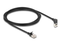 DeLOCK CAT 6a S/FTP 2m Netværkskabel Sort