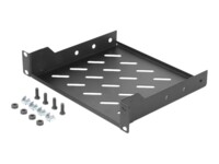 Digitus DN-10-TRAY-2-B Rackhylde Sort