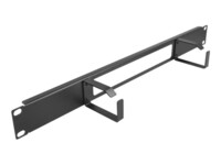 DeLOCK Panel til kabelstyring Sort