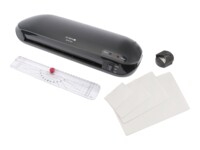 Olympia 4 in 1 Set Laminator A 230 Plus Lamineringsmaskine til kold- eller varmlaminering A4 Sort