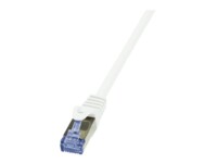 LogiLink PrimeLine CAT 6a SFTP, PiMF 1m Patchkabel Hvid