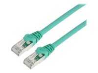 Prokord CAT 6a Kabel med afskærmning med folie og kobberfletning (SFTP 20m Netværkskabel Grøn