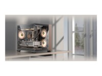 Antec CX600M Wood ARGB Tower ATX Sort Brun Transparent