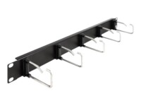 DeLOCK Stativkabeladministrations-rutepanel Sort