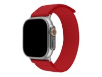 FIXED Urrem Smart watch Rød Stainless steel Vævet nylon