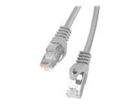 Lanberg CAT 6 Foldet uskærmet snoet par (F/UTP) 10m Patchkabel Grey RAL 7035