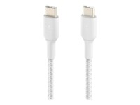 Belkin BoostCharge USB Type-C kabel 1m Hvid