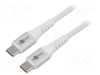 goobay USB Type-C kabel 1m Hvid