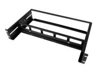 StarTech.com 2U DIN Rail Kit for Standard 19' Rack - Adjustable Depth Rackmount DIN Rail Top Hat, Mini, G Rails (ADJDINKIT) Kit til rack med spor Sort