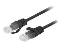 Lanberg CAT 6 Ikke afskærmet parsnoet (UTP) 50cm Patchkabel Sort RAL 9004