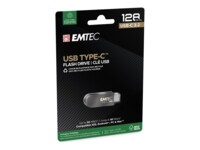 EMTEC C280 128GB USB-C 3.2 Gen 1 USB stick Sort