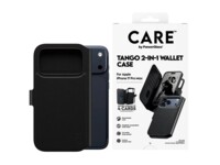 PanzerGlass CARE by Feature Case Tango Two-in-One Wallet w. MagSafe iPhone 17 Pro Max Beskyttelsescover Sort