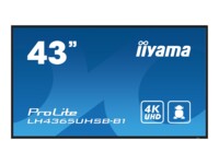 iiyama ProLite LH4365UHSB-B1 43' Digital skiltning 3840 x 2160