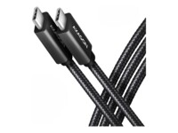 AXAGON BUCM32-CM15AB USB Type-C kabel 1.5m Sort