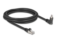 DeLOCK CAT 6 S/FTP 2m Netværkskabel Sort
