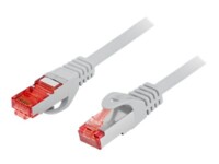 Lanberg PCF6-10CU CAT 6 Foldet uskærmet snoet par (F/UTP) 10m Patchkabel Grey