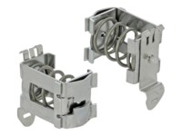 DeLOCK Shield Clamp Kabelklemme Sølv