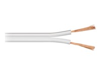 goobay Bulkhøjttalerkabel Hvid 25m