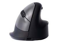 R-Go HE Mouse Ergonomisk mus, Medium (165-195mm), Højre, Trådløs Trådløs Sort
