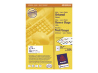 Avery Etiketter til flere formål 70 x 36 mm 2400etikette(r)