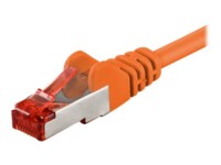 goobay CAT 6 SFTP, PiMF 3m Patchkabel Orange