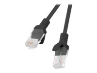 Lanberg CAT 6 Ikke afskærmet parsnoet (UTP) 10m Patchkabel Sort RAL 9004