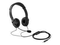 Kensington Hi-Fi Headphones with Mic Kablet Hovedtelefoner Sort