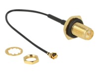 DeLOCK Antennekabel Koaksial 10cm Sort Sort