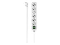 Hama Stikdåse 6-stik 16A Hvid 3m