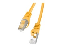 Lanberg CAT 6 Foldet uskærmet snoet par (F/UTP) 50cm Patchkabel Orange RAL 1028