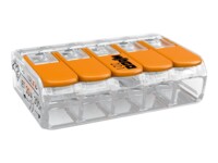 WAGO COMPACT Splicing connector Orange Transparent