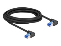 DeLOCK CAT 6a S/FTP 3m Patchkabel Sort
