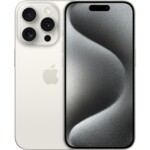Apple iPhone 15 Pro 6.1' 128GB Hvid titanium
