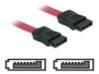 DeLOCK Seriel ATA-kabel Rød 50cm